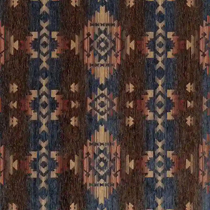 Matelas de banquette Southwest – Navajo Fire / Midnight / Desert, Lit simple