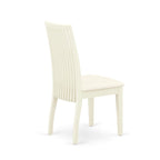 Ensemble de salle à manger East West Furniture – une table en bois et des chaises de salle à manger en tissu de lin