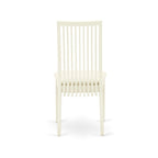 Ensemble de salle à manger East West Furniture – une table en bois et des chaises de salle à manger en tissu de lin