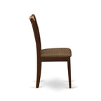 Ensemble de salle à manger East West Furniture – une table en bois et des chaises de salle à manger en tissu de lin