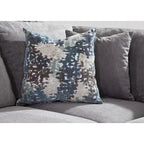 Canapé sectionnel d'angle en U gauche gris, 5 places, en chenille