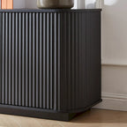 Meuble de rangement, buffet, meuble TV avec motif ondulé